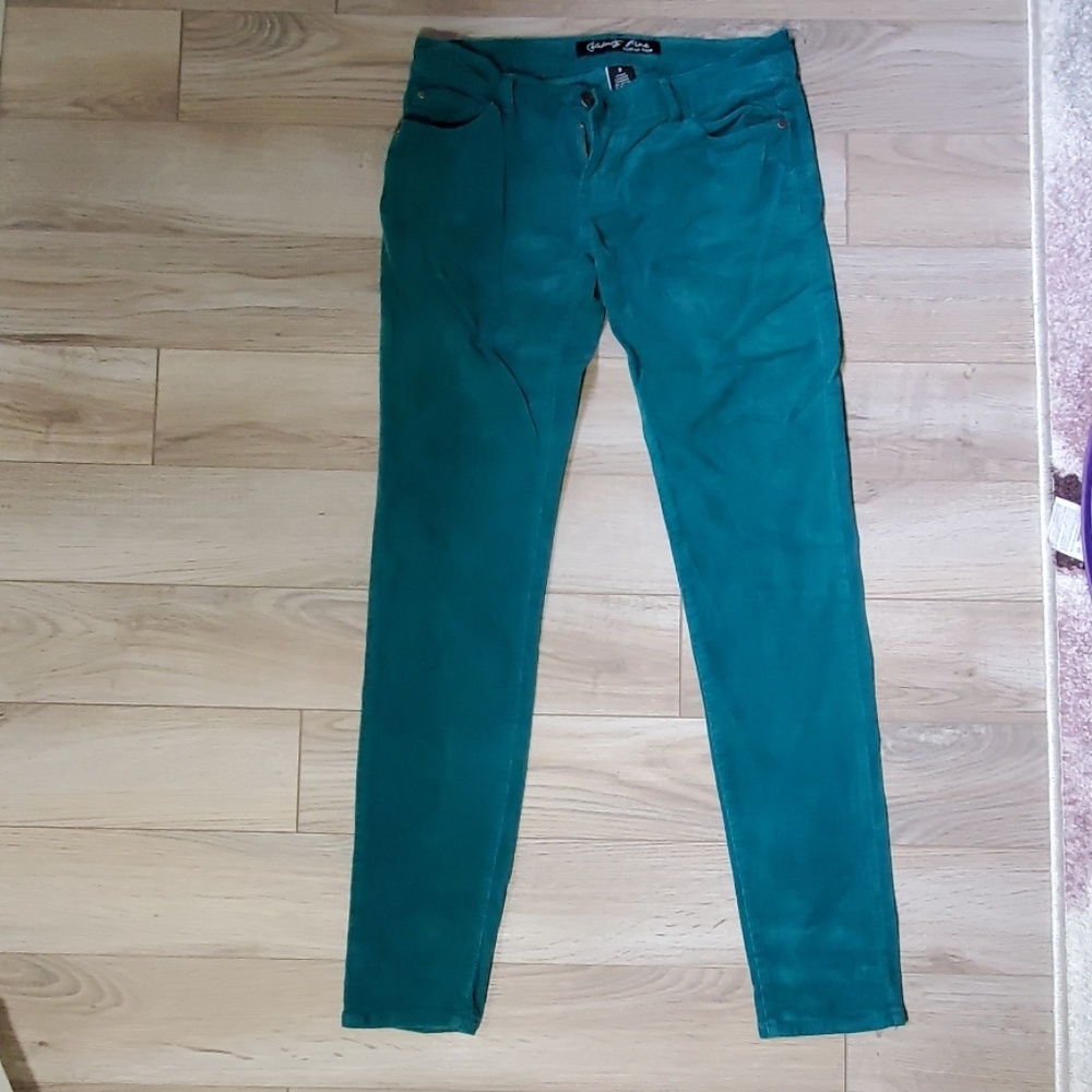 Teal Corduroy Pants